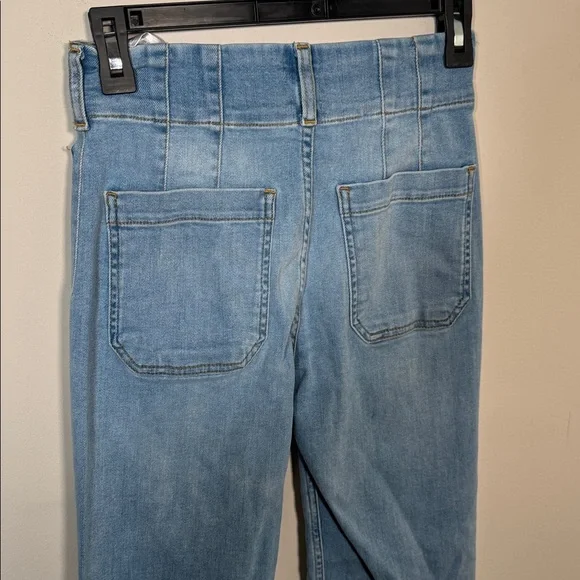 Maeve Colette Crop Wide Leg Jean in Light Wash - 28 - Picture 6 of 6